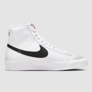 Nike | Kids White/Black Blazer ‘77 Mid High-Tops Lace Up‎ Sneakers Youth Size 7